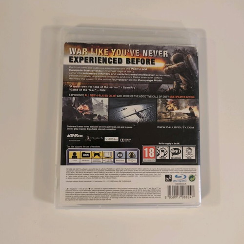 Call of Duty World at War PS3 game used
