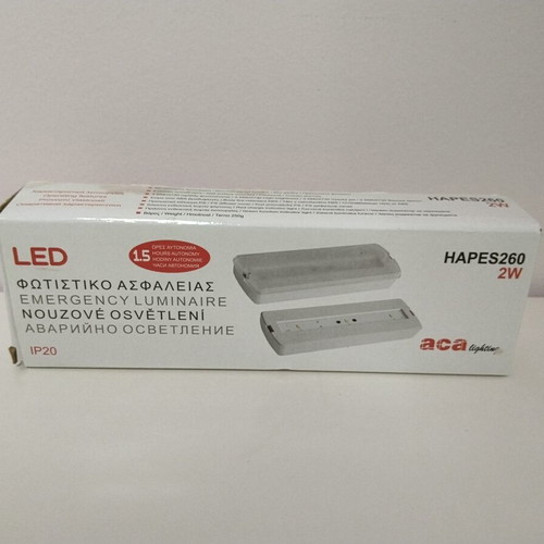 Exit LED emergency safety light HAPES260 2W like new
