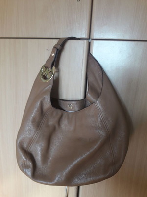 Michael Kors leather hobo shoulder bag like new, brown