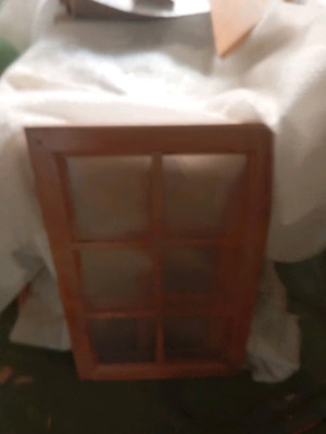 Kitchen cabinet door new with sandblasted glass and hinges
