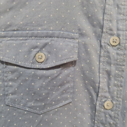 Benetton women's shirt like new, cotton, blue, size XS