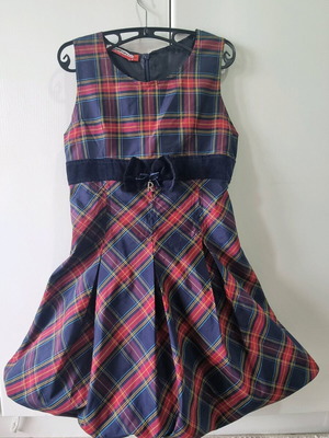 Mini Raxevsky dress like new, size 140 cm, blue and red