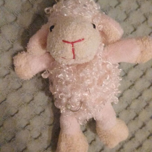 Keychain lamb used new
