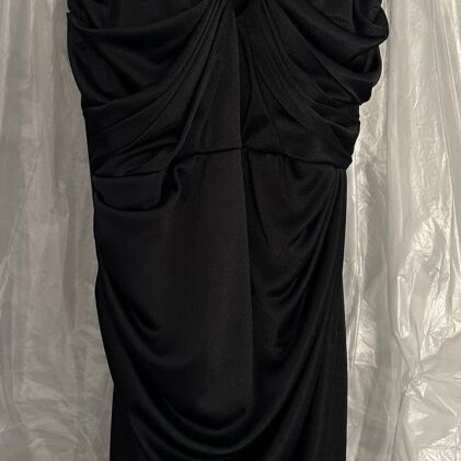 Ohpolly black mid-length dress size UK12 (M) like new