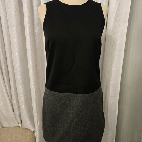 Massimo Dutti dress like new, black and grey, size S