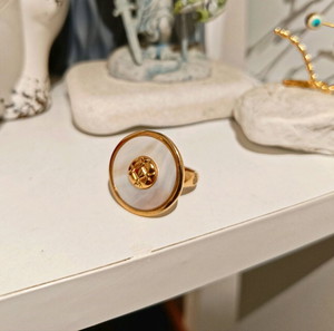 Oxette δαχτυλίδι με mother of pearl