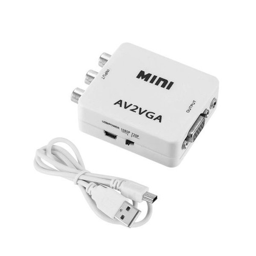 Active AV RCA to VGA adapter with warranty new