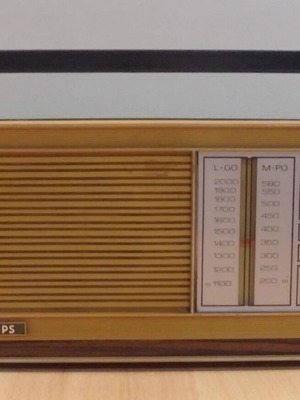 Philips παλιό φορητό ραδιόφωνο με μπαταρίες Made in Holland
