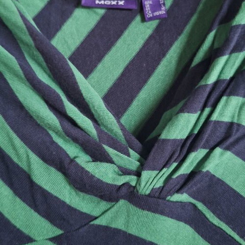 Mexx striped dress used, knee-length with fabric belt