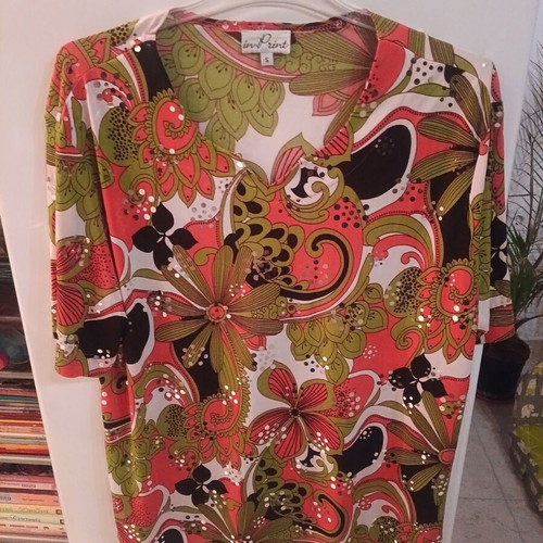 Women's blouse, multicolour, size S