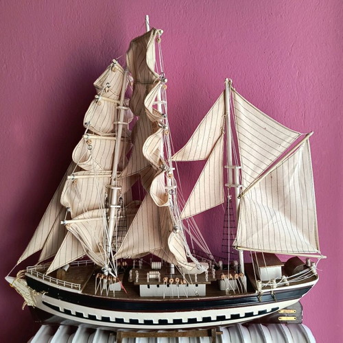 Wooden ship Greek handmade like new
