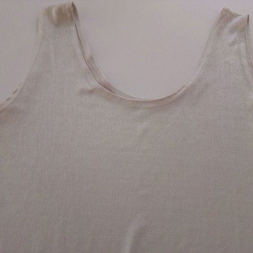 Women’s lame blouse new, silver, size L