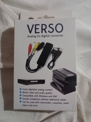 Verso Video Cassette to DVD Converter like new