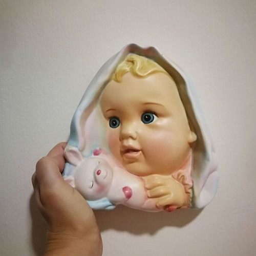 UCAGCO Japan ceramic wall decoration used, collectible 1950s