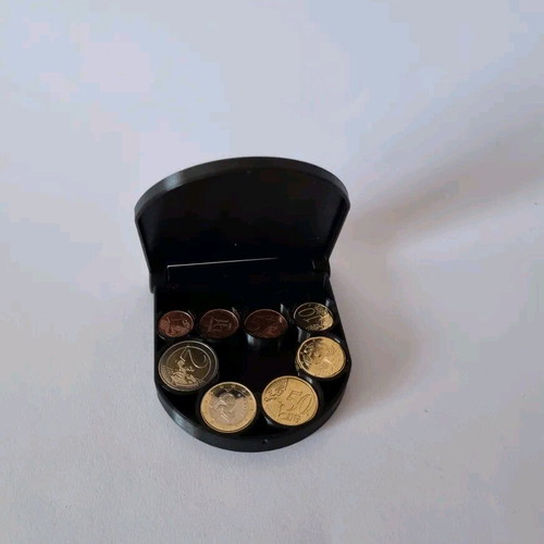 Coin case for euro coins new