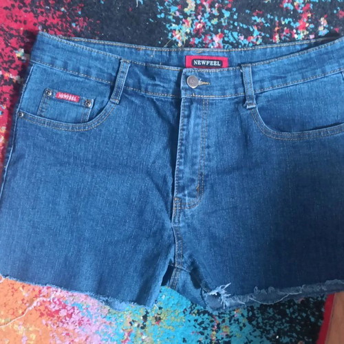 Unisex Short Denim Shorts used, size Large