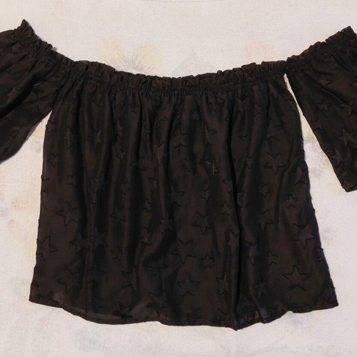 Strapless top with sleeves black new