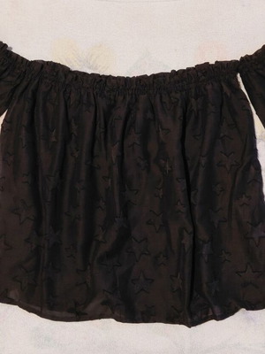 Strapless top with sleeves black new