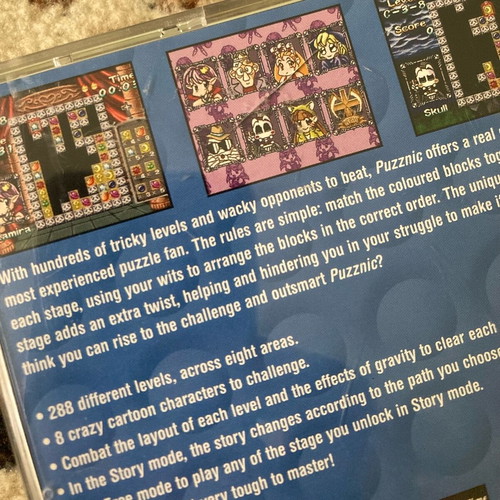 Puzznic PlayStation 1 used, 2002, puzzle game