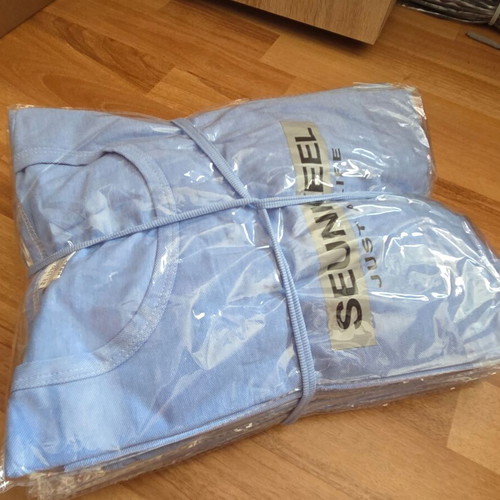 Men's blue T-shirts size S pack of 10 new