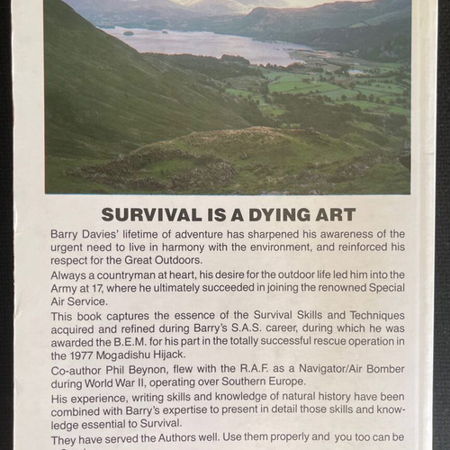 Survival Is a Dying Art book like new, English