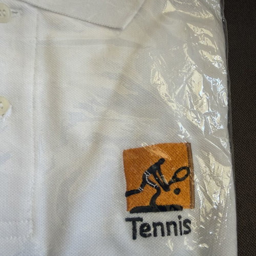 Polo Tennis T-shirt Αθήνα 2004 μέγεθος small καινούριο, άσπρο