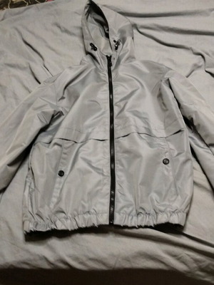 Windbreaker jacket gray like new, lightweight