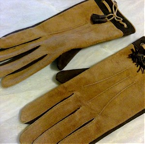 Γάντια γυναικεία σουέντ