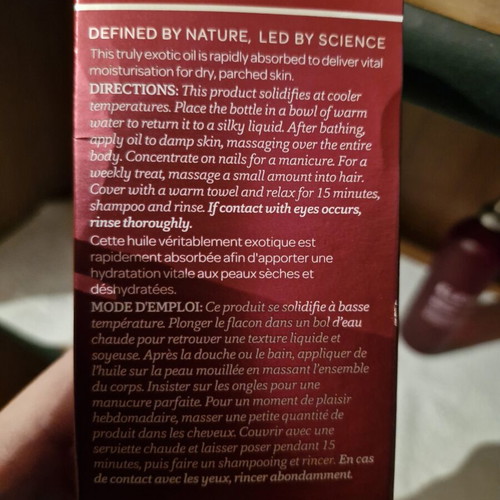 Frangipani body-hair oil Elemis new