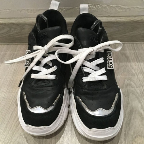 Versace Jeans Couture women's sneakers size 38, used, black