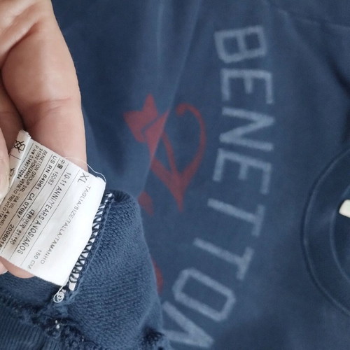 Benetton sweatshirt blue for 10-11 years like new