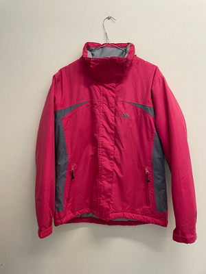 Trespass jacket M pink in excellent condition with detachable hood