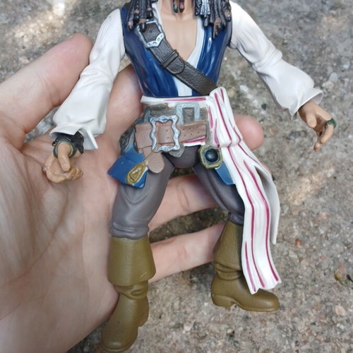 Jack Sparrow action figure 7” used
