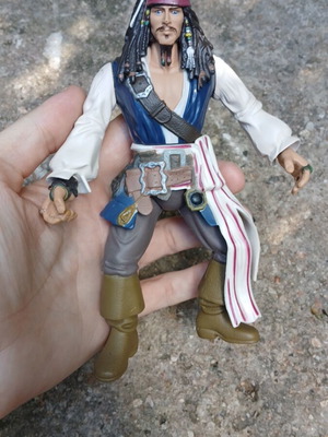 Jack Sparrow action figure 7” used