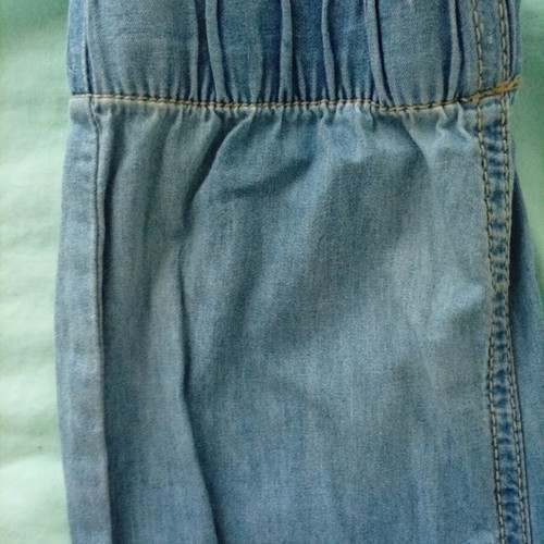 Terranova fabric pants size L like new, blue, summer