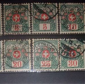 Ελβετία σειρά 1910 και μονή σειρά 1916 ν5