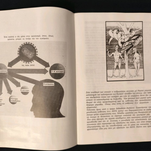 AIDS information magazine used, late '80s