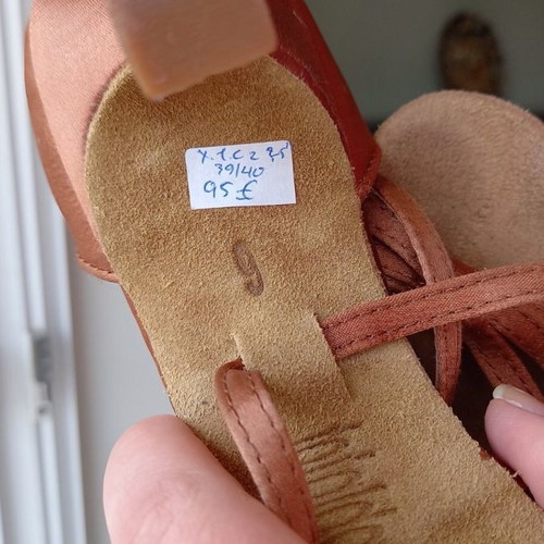 Godance dance shoes used, size 39, beige