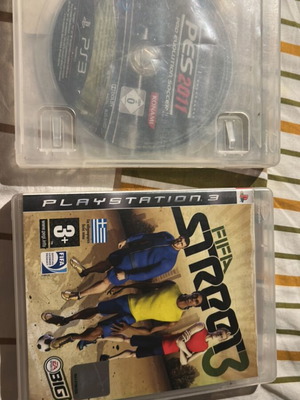 PS3 FIFA Street 3 and PES 2011 used football games