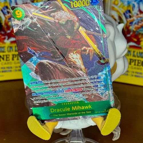 One Piece TCG Dracule Mihawk OP14-119 V.2 new card