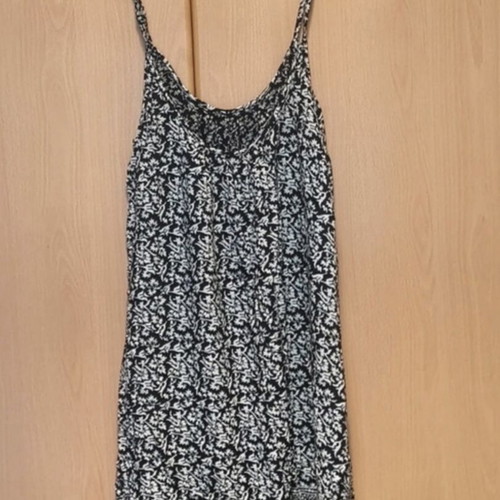 Pink Woman summer dress like new, size S, grey and blue