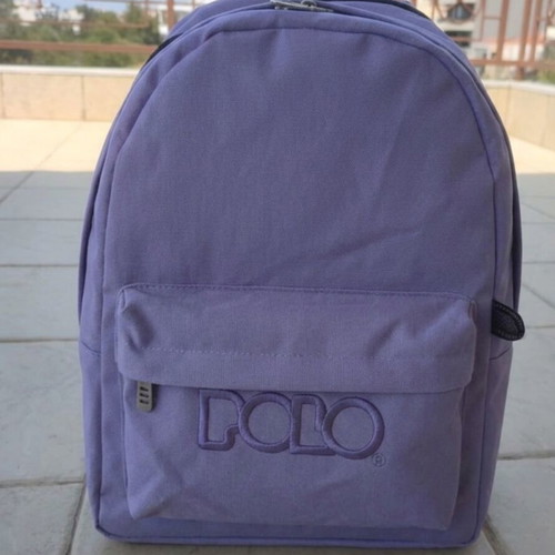 Polo school backpack 20 lt, lilac
