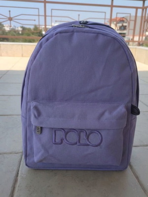 Polo school backpack 20 lt, lilac