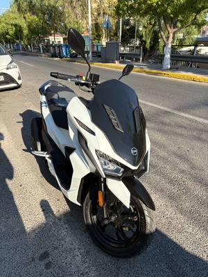 Sym Jet X 125 2025 σαν καινούργιο, ABS TCS, 7.500 χλμ, άσπρο