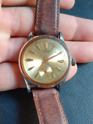 Venus mechanical wristwatch used, manual winding