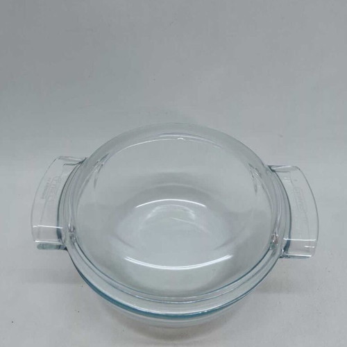 Pyrex glass dish with Corning France lid used 9.5x22x17.5cm