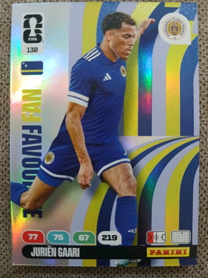 Panini World Cup 2026 Adrenalyn Fan Favourite Jurien Gaari like new