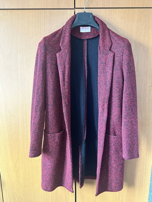 Pink Woman women's jacket new, Small oversized, black and red