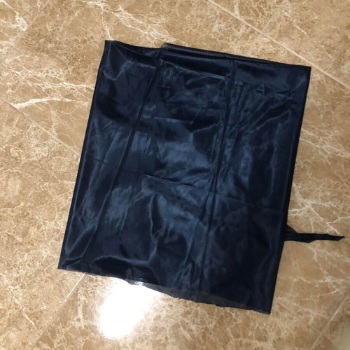 Elastic lining fabric used, dark blue, 102x128 cm