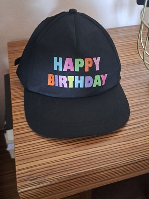 Καπελάκι Τζόκευ Happy Birthday με ρυθμιζόμενο μέγεθος σαν καινούργιο